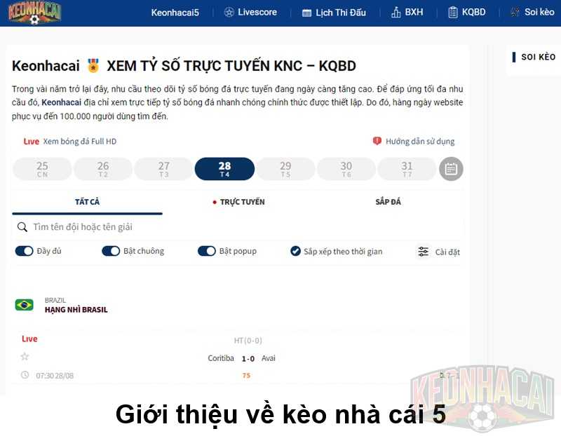 Giới thiệu về kèo nhà cái 5